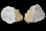 Large, Quartz Geode (Both Halves) - Morocco #104353-3